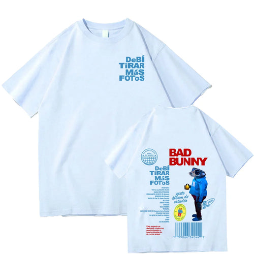 Bad Bunny Debi Tirar Más Fotos T-Shirts Harajuku Unisex Clothes Women