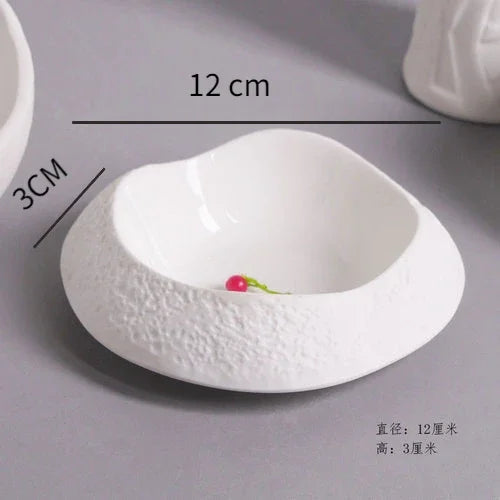 Ceramic Restaurant Front Dish Dish Creative Dessert Snack Plate French