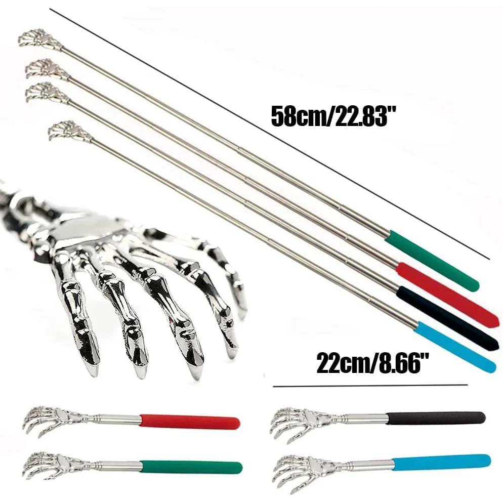 Stainless Steel Back Scratcher Telescopic Scratching Massager