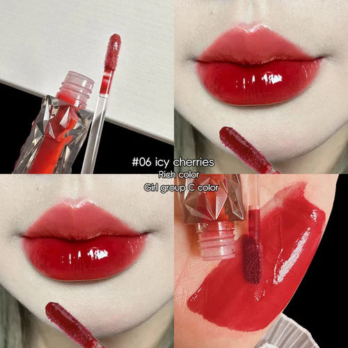 Lip Gloss Long-lasting Moisturizing Easy Halo-dyeing Waterproof Mirror