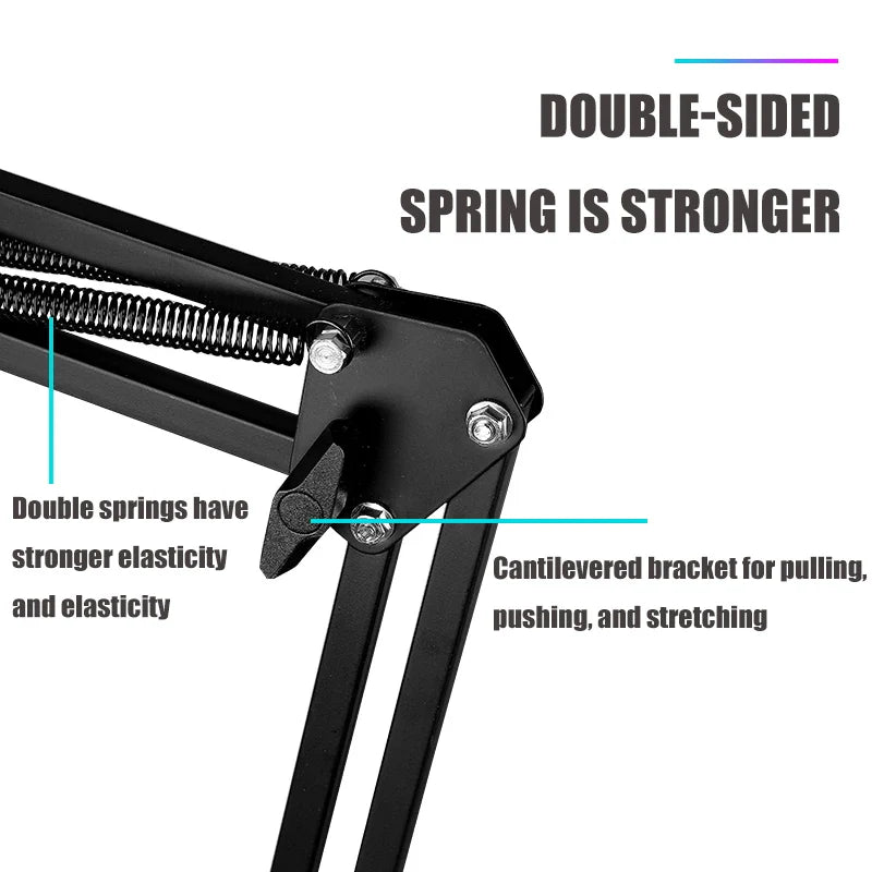 Desktop NB35 Cantilever Stand Microphone 360-degree Rotation Mobile