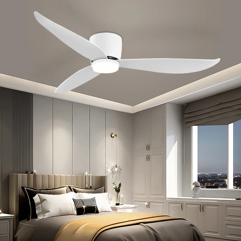 Led 6-Speed High Wind Ceiling Fan Ceiling Fan Light Strip Modern