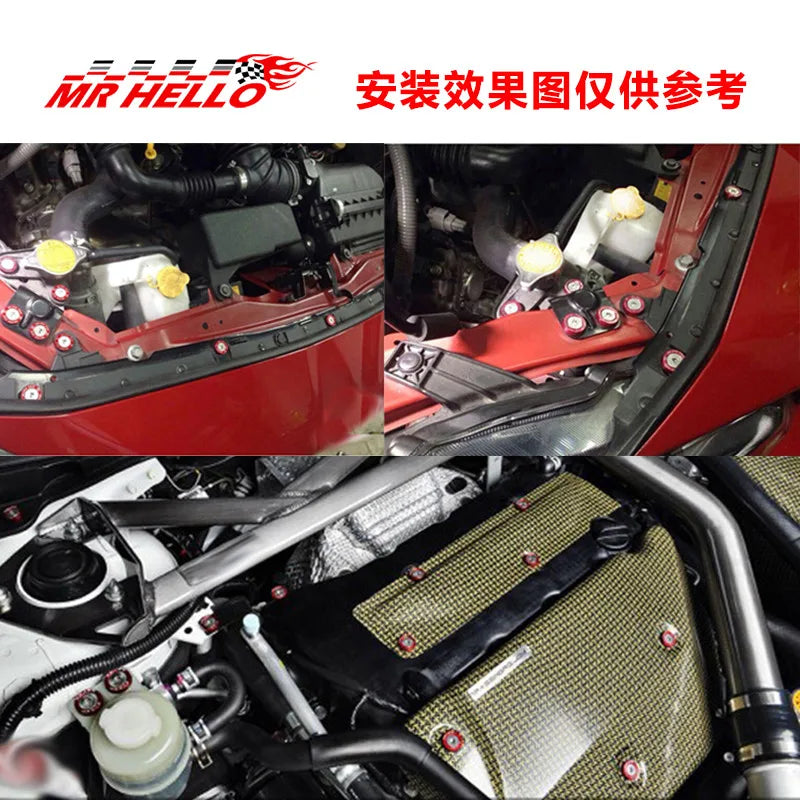 Improved Automotive Hexagonal Fasteners, Mudguard Washers, Bumper