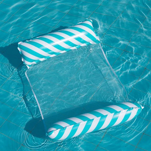 Foldable Floating Water Hammock Float Lounger Inflatable Pool Mat