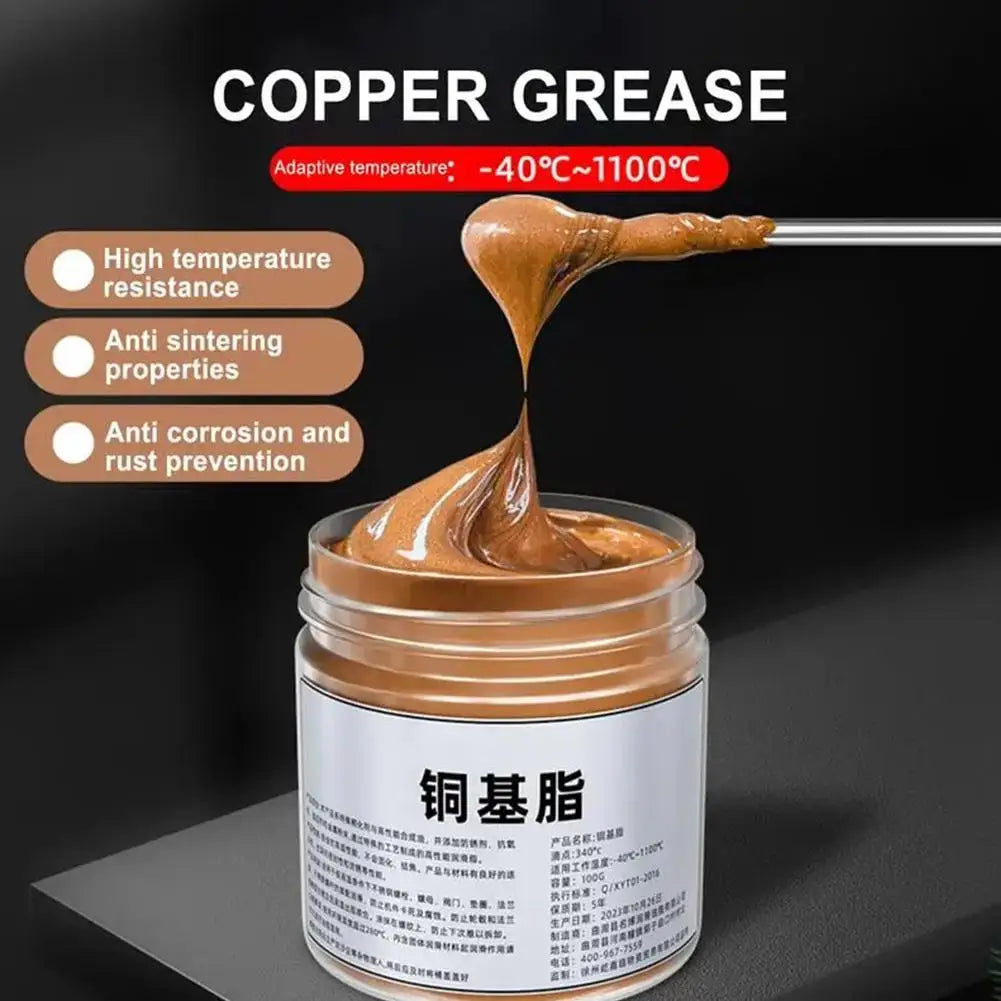 100g Copper Grease Anti Seize Copper Thread Grease Automotive