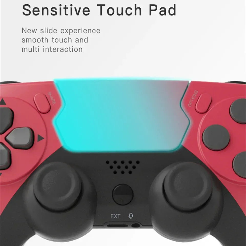 GAMINJA Wireless Controller Bluetooth Gamepad Double Vibration 6Axis