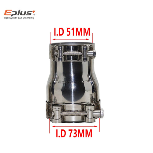 39MM-54MM Universal Stainless Steel Reducer Adapter Motorcycle Car