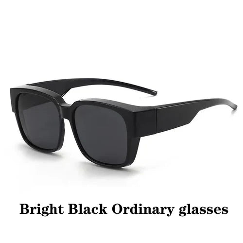 New Fashion Polarized Sunglasses Cover Over Myopia Prescription