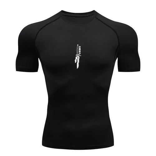 Men's Summer Fitness Gym Sports Running T-Shirt New Hot Selling Anime