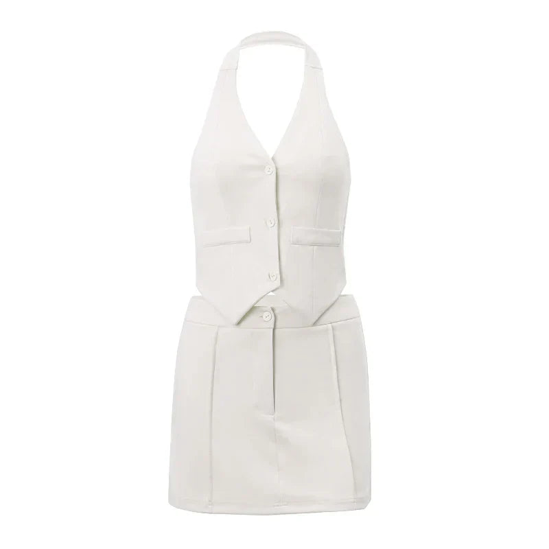 Candyhot Fashion Casual V-neck Sleeveless Suit Tank Top With