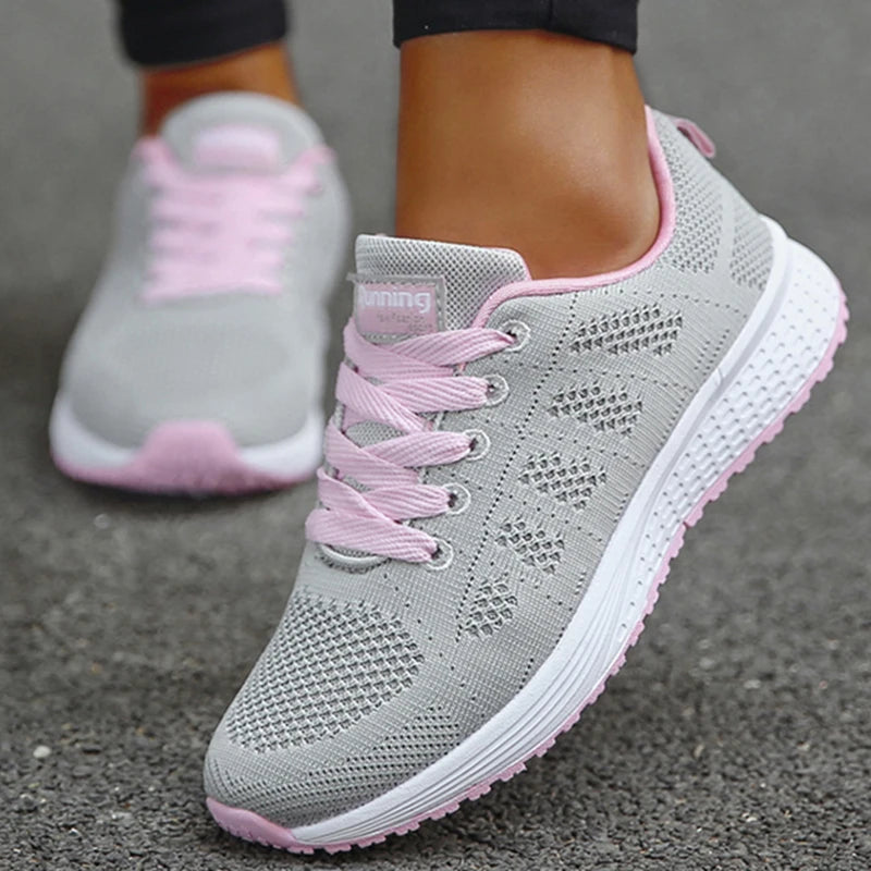 New Sneakers For Women Breathable Fashion Trainers Plus Size Women