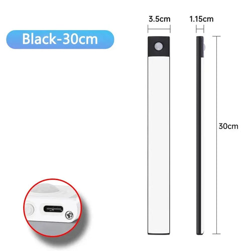 Cabinet Lights Motion Sensor LED Wireless USB Under Ultra Thin Night