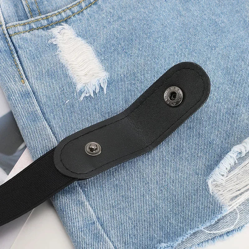 Buckle-Free Belt For Jean Pants,Dresses,No Buckle Stretch Elastic