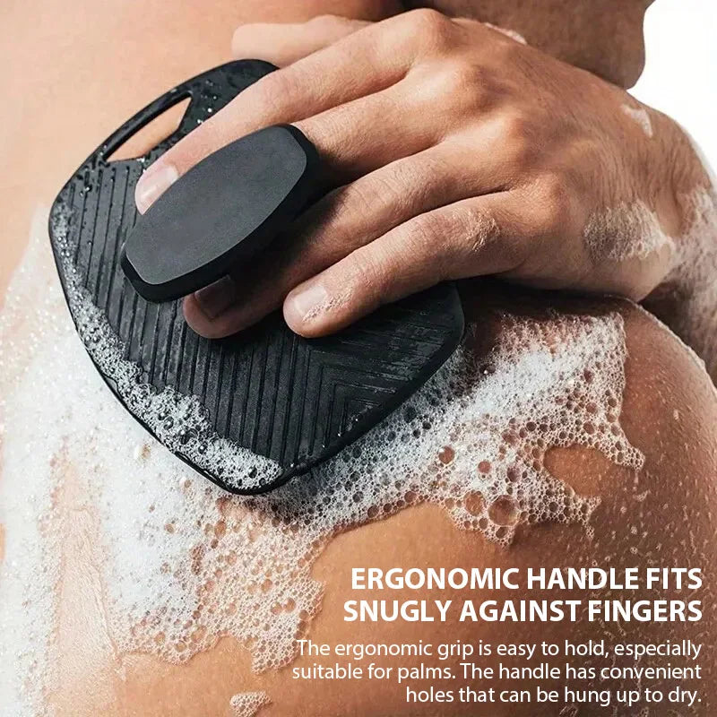 Exfoliating Silicone Bath Brush Portable Massage Bath Brush Body