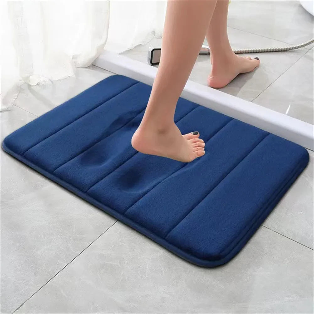 Super Absorbent Bath Mat Non Slip Rugs Bathroom Carpets Soft Memory