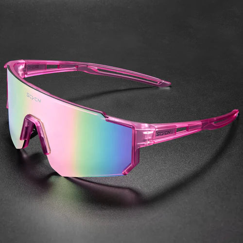 SCVCN New Outdoor Cycling Sunglasses Men Road Driving Bike Glasses