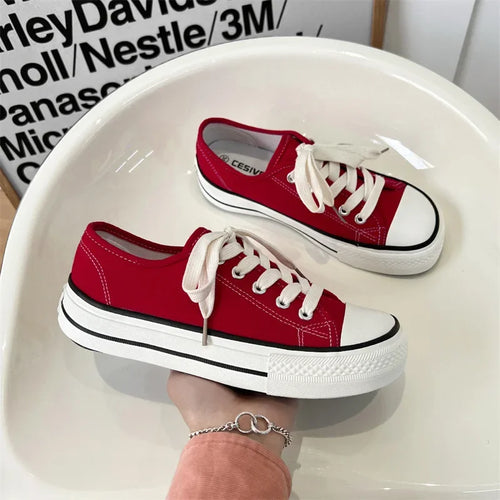 Women Canvas Shoes Women Fashion Summer Casual Sneakers Student Casual