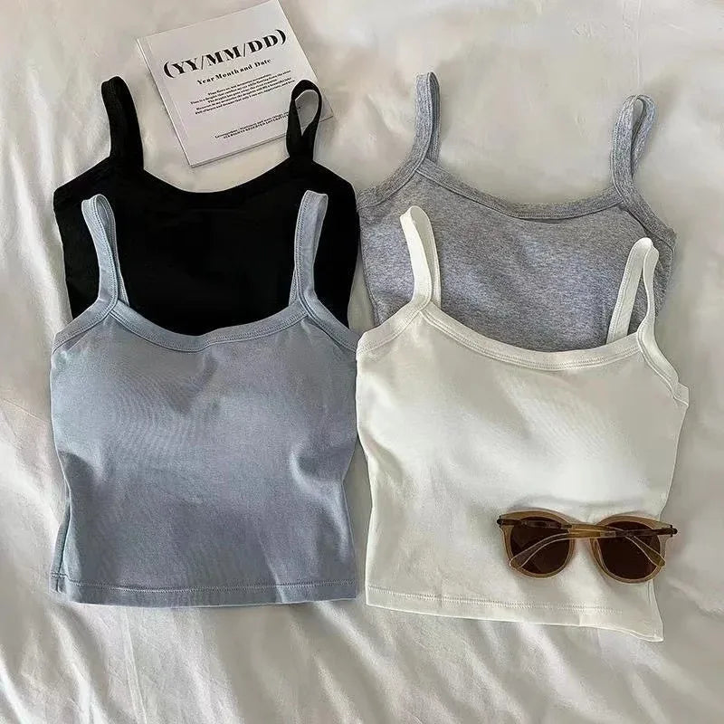 Crop Top Women Sexy Sleeveless Tops Fashion Female Underwear Lady's