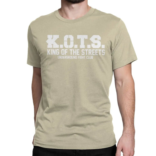 KING OF THE STREETS K.O.T.S. Fight Club T-Shirt Men Women 100% Cotton