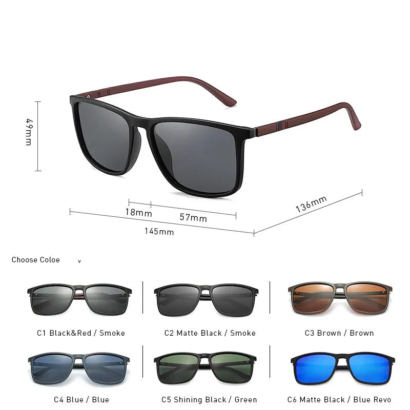 Polarking New Luxury Polarized Sunglasses Men Driving Shades Male Sun