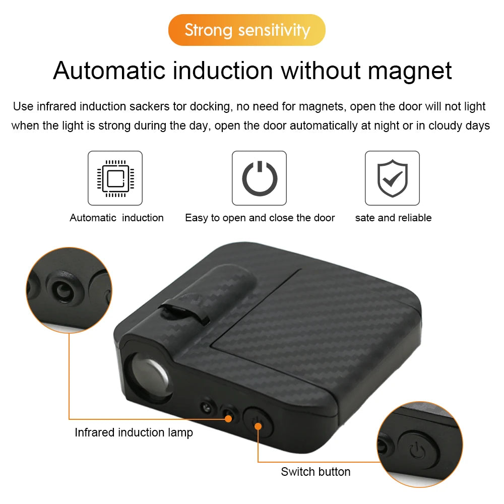 LED automotive universal retrofit welcome lights induction turn on