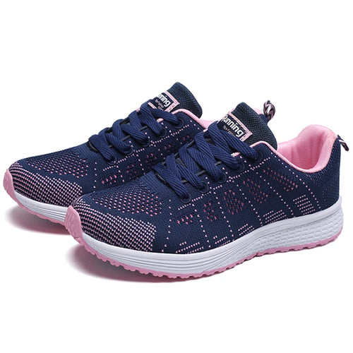2025 New Fashion Breathable Women's Sneakers Flat Walking Woman