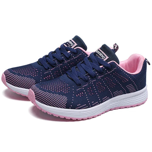 2025 New Fashion Breathable Women's Sneakers Flat Walking Woman