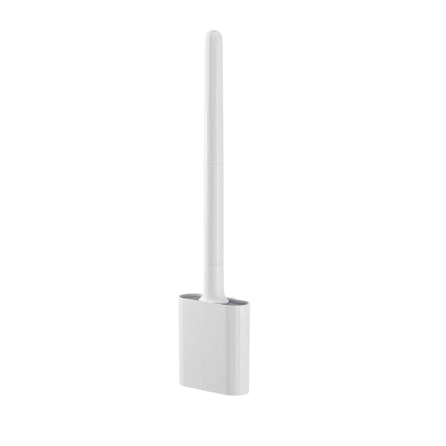 MINI Silicone Toilet Brush Water Leak Proof with Base Wc Flexible Soft