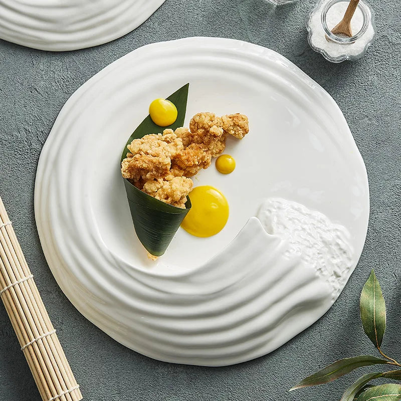 Creativity Hailang Stereoscopic Ceramic Tableware Special-shaped