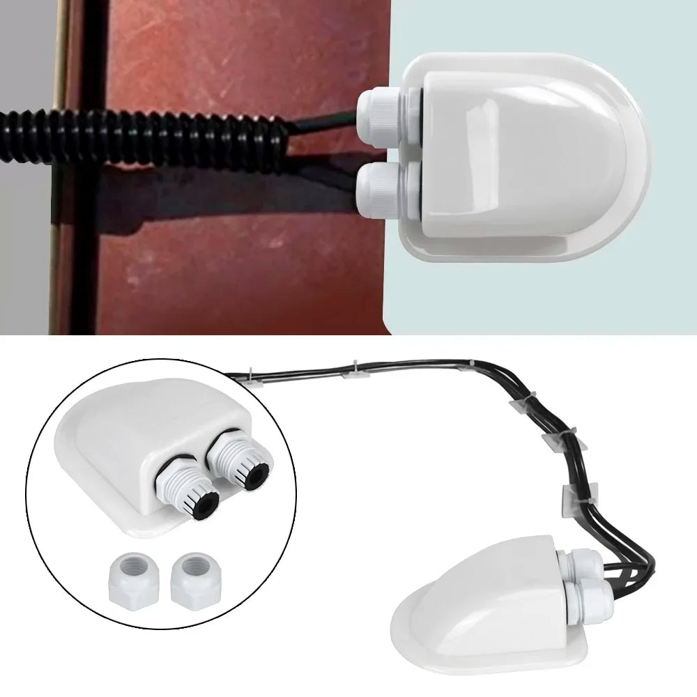 Caravan Solar Car Junction Box Cable Entry Gland Box Roof Wire Entry