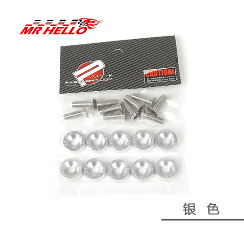 Improved Automotive Hexagonal Fasteners, Mudguard Washers, Bumper