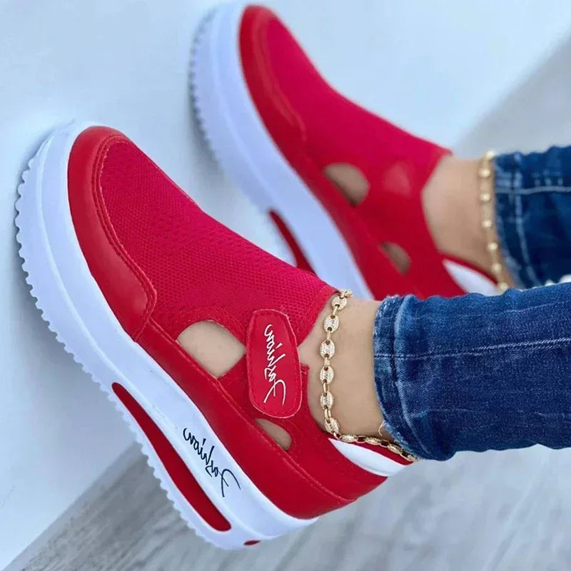 Designer Brand Red Blue Women Sneakers High Quality Tennis Female