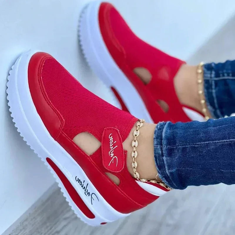 Designer Brand Red Blue Women Sneakers High Quality Tennis Female