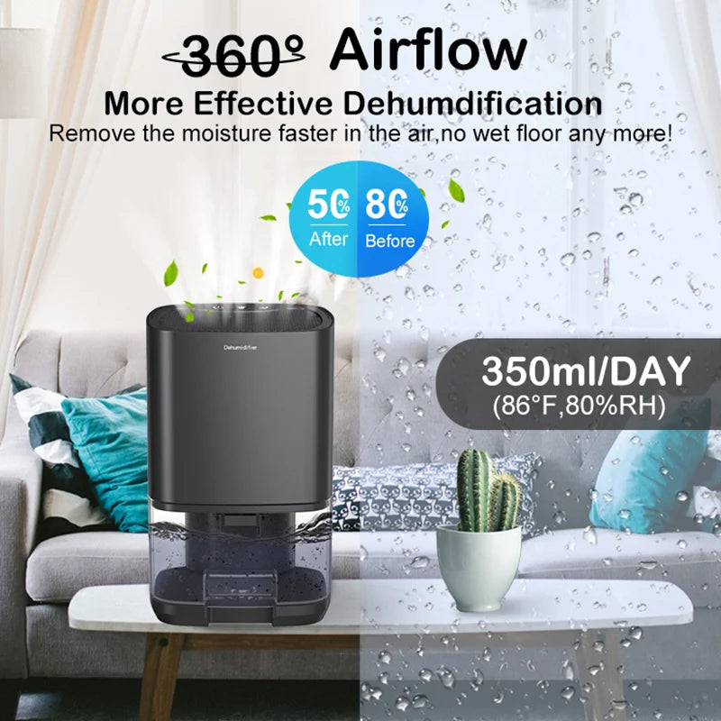 New Pattern Air Dehumidifier Mute Moisture Absorbers Air Dryer For