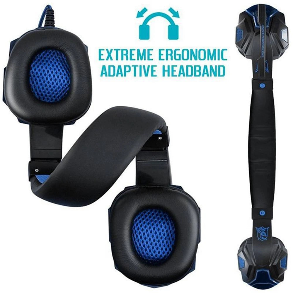 Subwoofer Gaming Headphone with Mic Over-Ear Headphones Bluetooth 5.3