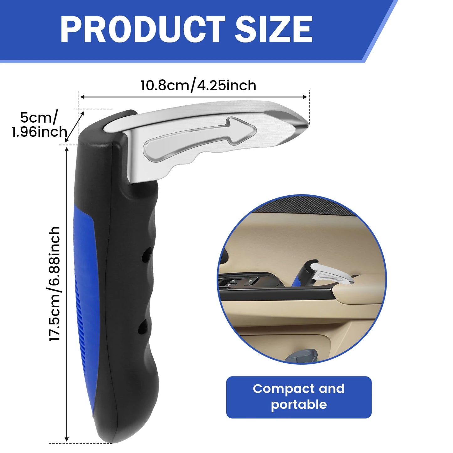 2/4 Pack Car Door Handle for Elderly - Vehicle Support Handle Assist