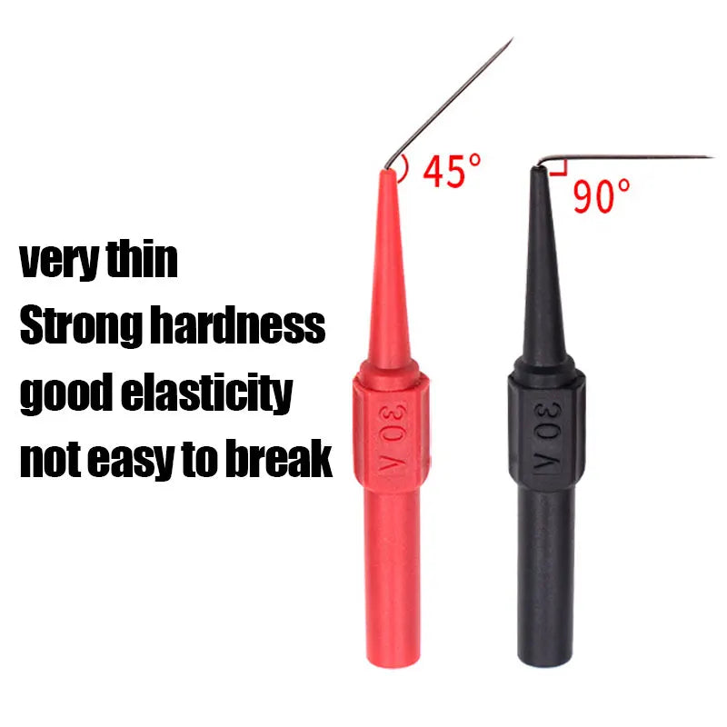 10Pcs 30V Diagnostic Tools Multimeter Test Lead Extention Back