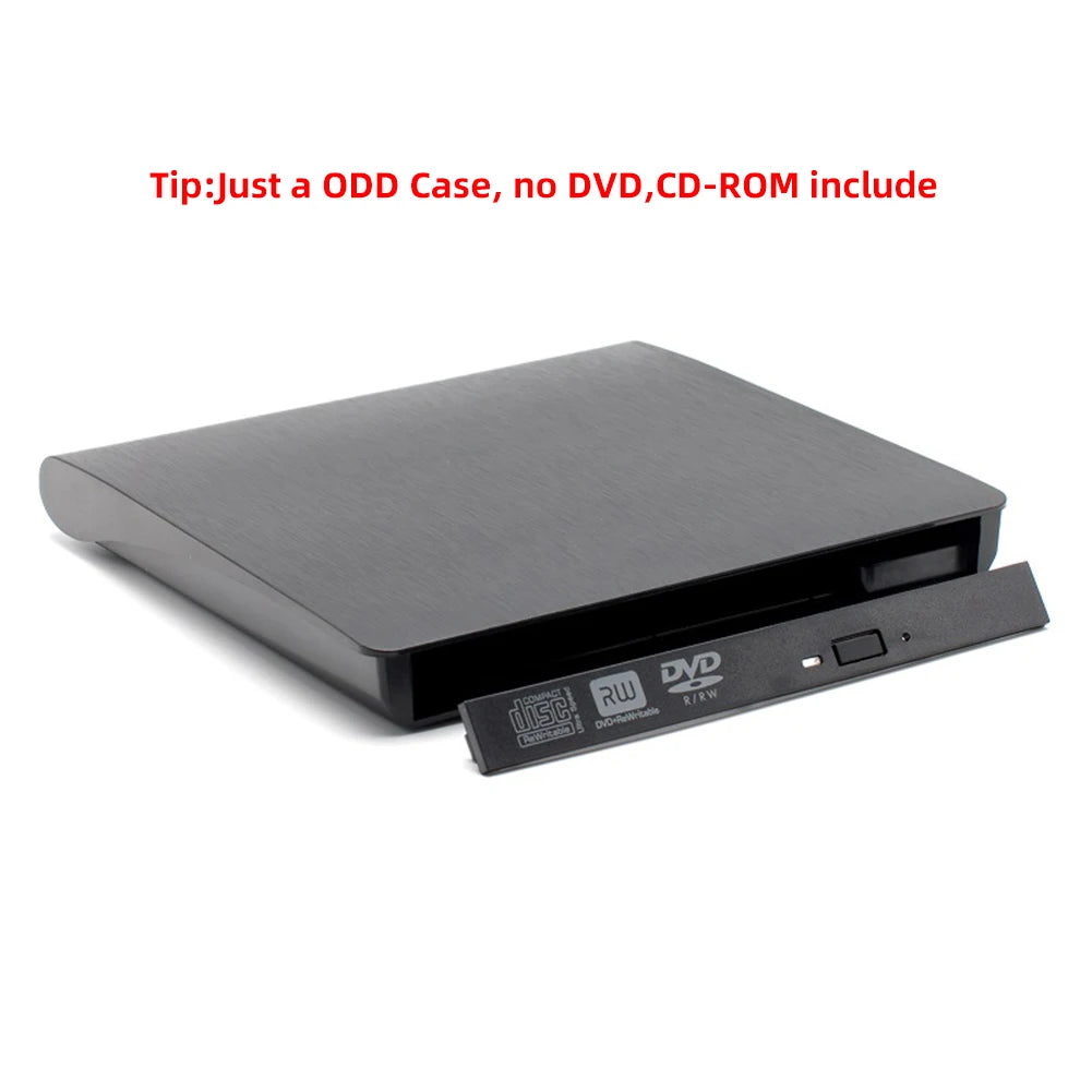 USB 3.0/USB 3.0 + Type-C Slim DVD External Enclosure 9.5mm/12.7mm SATA