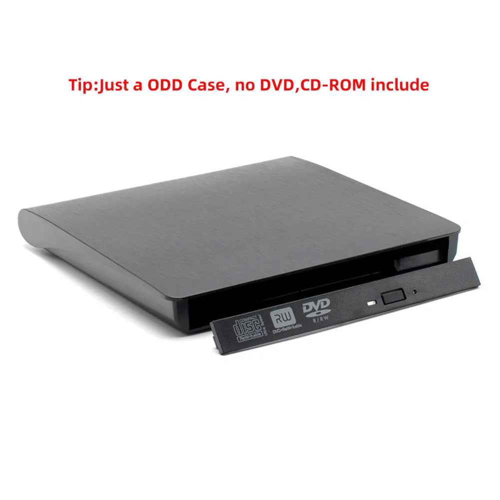 USB 3.0/USB 3.0 + Type-C Slim DVD External Enclosure 9.5mm/12.7mm SATA