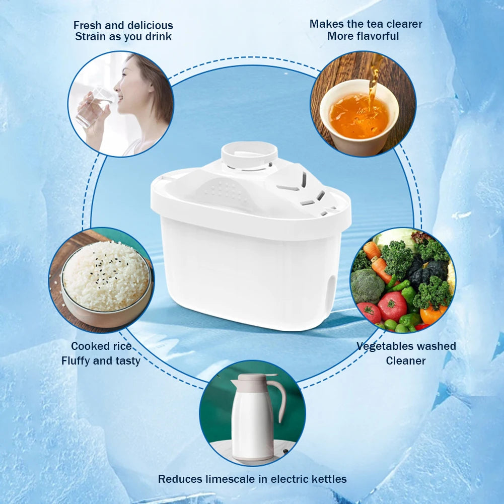 3.5L Water Filter + Water Filter Jug Cartridges Household Kitchen
