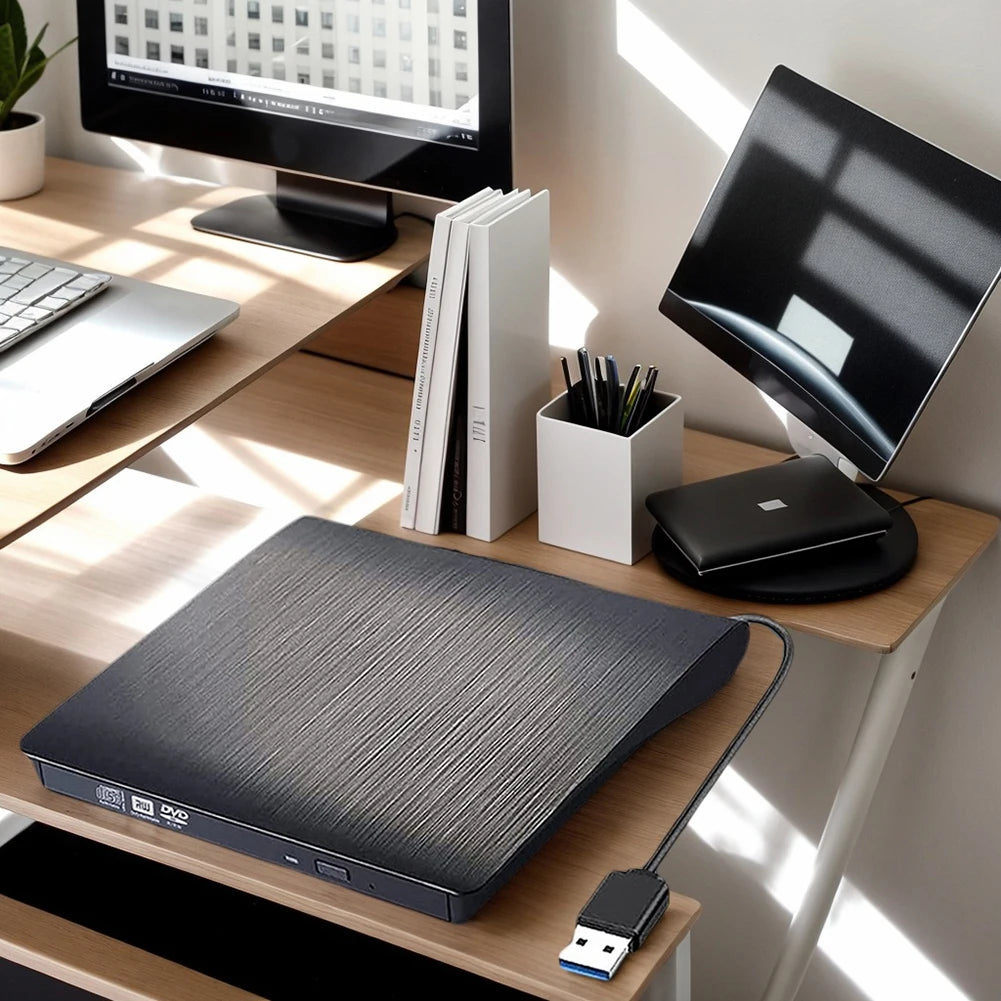 USB 3.0/USB 3.0 + Type-C Slim DVD External Enclosure 9.5mm/12.7mm SATA