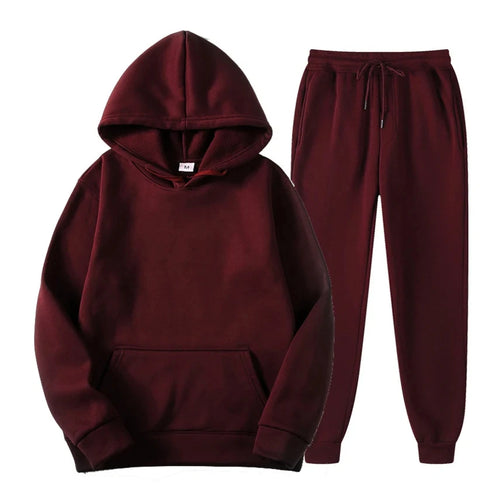 2024 Winter Brand Tracksuits Men's sets Long Sleeve Pullover + Jogging