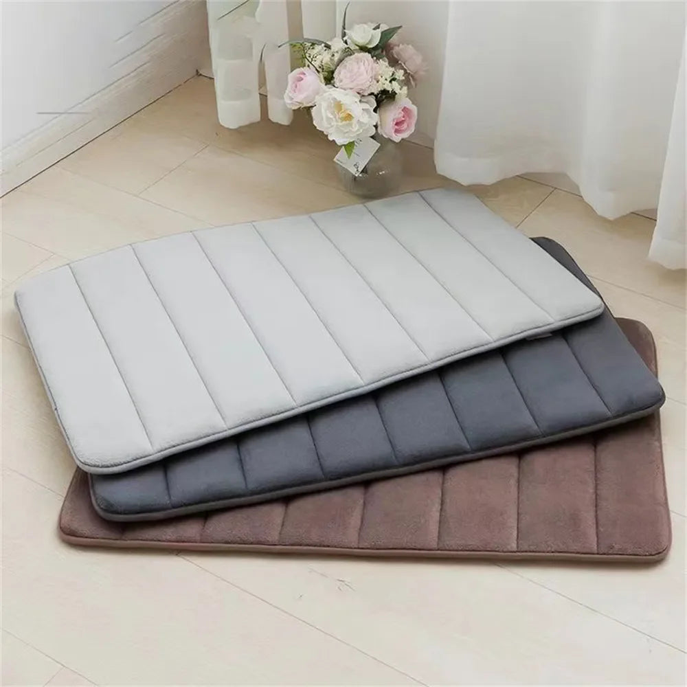 Super Absorbent Bath Mat Non Slip Rugs Bathroom Carpets Soft Memory