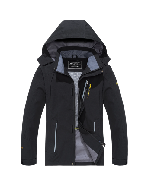 Men's Waterproof Hiking Jacket Large Size Windproof Windbreaker