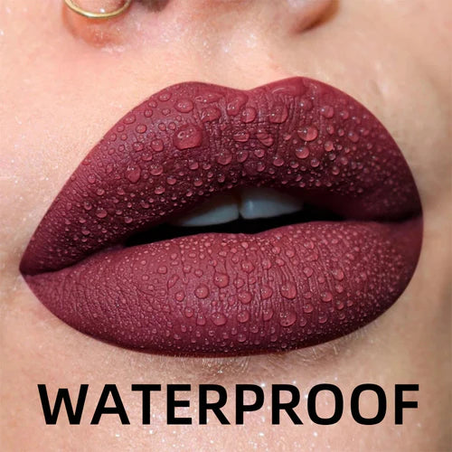 19 colors Matte Velvet Lip Gloss Waterproof Liquid Lipstick Nude Black