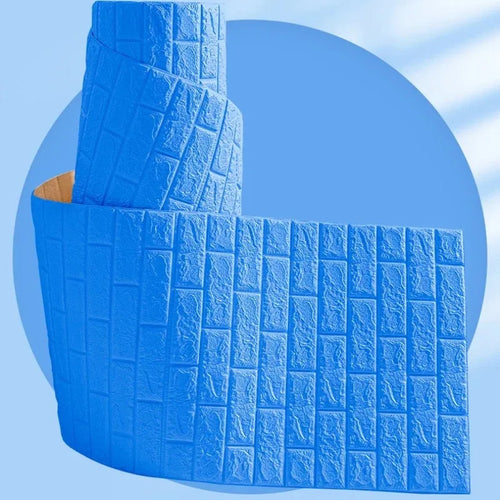 3D Self-Adhesive Wallpaper Continuous Waterproof Brick Wall Stickers