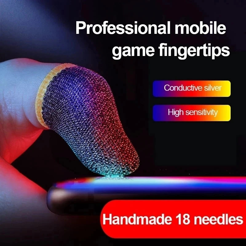 Gaming Finger Sleeve Breathable Fingertips For PUBG Games Anti-Sweat