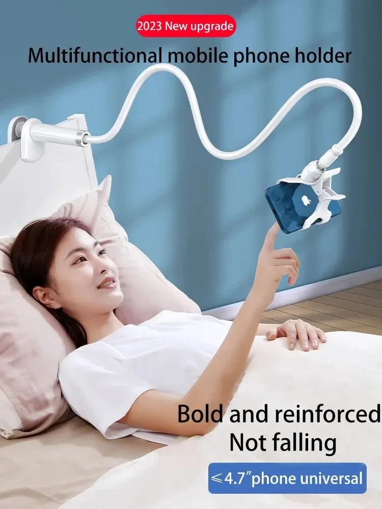 360 Clip Mobile Phone Holder Stand Portable Flexible Lazy Bed Desktop