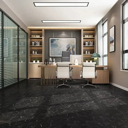 12pcs Imitation Marble Wall Stickers Self-adhesive Floor Stickers
