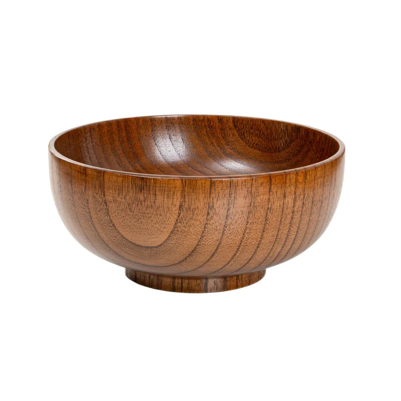 13cm Small Size Round Sour Date Wood Bowl For Adult Whole Wooden Soup
